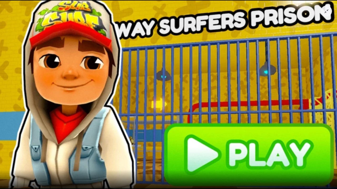 SUBWAY SURFERS PRISON RUN! SCARYOBBY ROBLOX! AYAURUBY VIDEOS❤️! #roblox #scaryobby