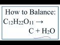 Balancing Chemical Equations