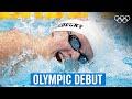 15-Year-Old Katie Ledecky's 🇺🇸 First Olympic Race!