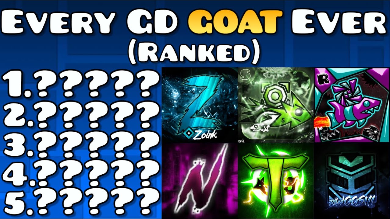 Every GD Goat Ever (Ranked)