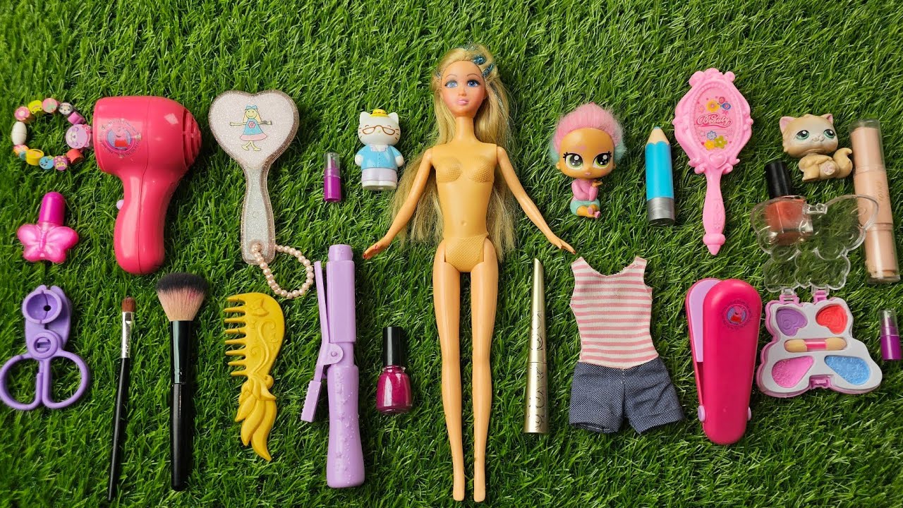 Barbie Fashion Makeover Day 💄✨ | Cute Pets & Colorful Dress-Up Fun