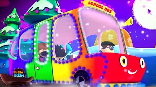 christmas wheels on the bus xmas rhyme kids cartoon video