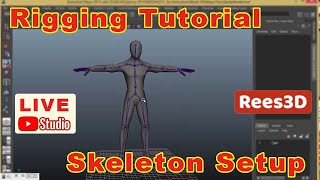 Maya Rigging Tutorial | Rees3D.com