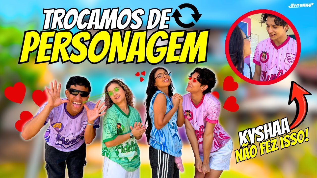 TROCAMOS DE PERSONAGEM | Casa Saturno