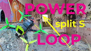 SPLIT S to POWER LOOP (BANDO) 12 s - fpv drone, FPV, fpv freestyle