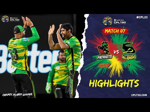 Highlights | St Kitts and Nevis Patriots vs Jamaica Tallawahs | CPL 2023