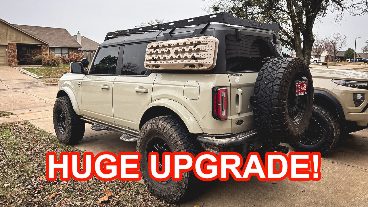 2025 Bronco Roof Rack Upgrade! Hooke Road Rack + Side MOLLE Install