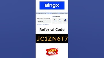 How to use a referral code on BingX: JC1ZN6T7