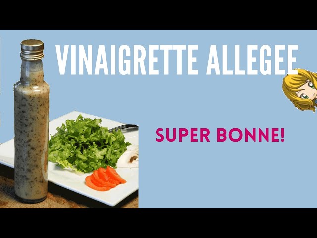 Recette Vinaigrette allégée