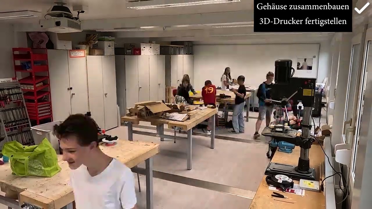 Techies @ work: 3D-Drucker-Zusammenbau