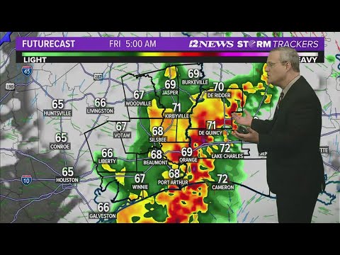 Stormy night in SE Texas - YouTube
