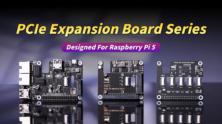 Waveshare Raspberry pi 5 pcie hats#waveshare #raspberrypi5 #raspberrypipcie