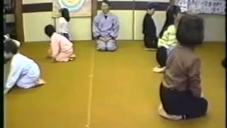 親子で行なうアーサナから瞑想へ1