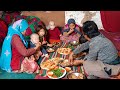 Underground life  family meal in a cave like 2000yearago  village life afghanistan