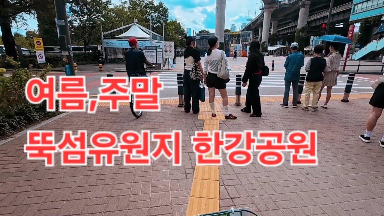 🚲 여름 한강 브이로그 | 뚝섬유원지역에서 따릉이 타고 즐기는 시원한 한강 라이딩 🌊☀️