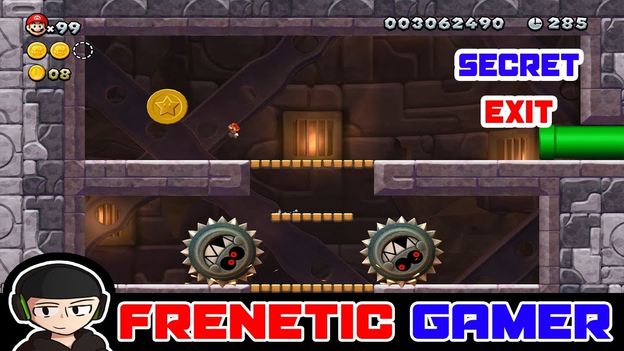 New Super Mario Bros. U Gameplay Walkthrough Level RockCandy Mines