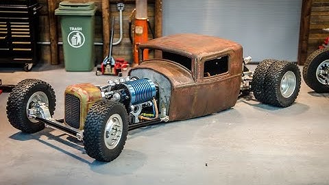 RCratrod, the ModRod Build, Part 6, Motor, Grill, Firewall