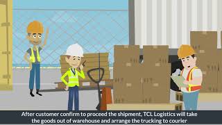 The whole process of moving personal effects to overseas
