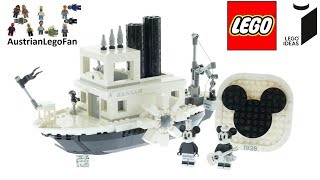 Lego Mickey Mouse 21317 Steamboat Willie Speed Build