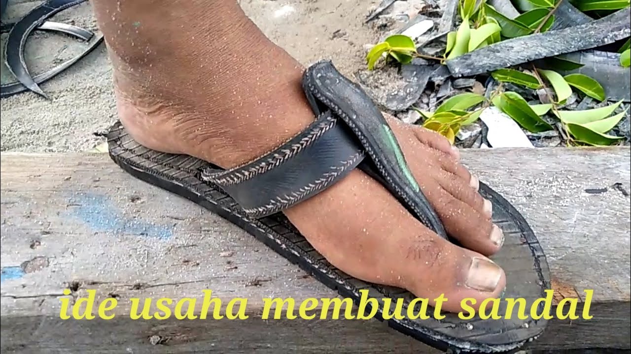 Ide usaha membuat sandal  dari  ban  bekas  YouTube