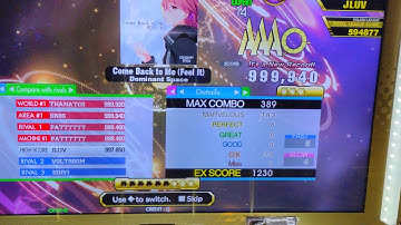 [DDRA3] Come Back To Me (Feel it) ESP 14 PFC 999,940 (ex-World record)