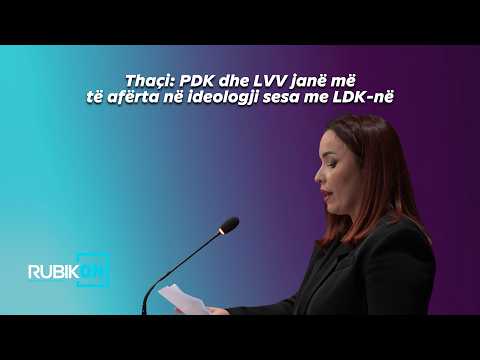 Thaçi: PDK dhe LVV janë më të afërta në ideologji sesa me LDK-në