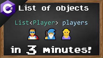 C# List of objects 🦸‍♂️
