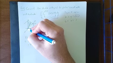 Converting a given double integral to polar coordinates