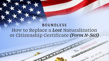How to Replace a Lost Naturalization or Citizenship Certificate (Form N-565)