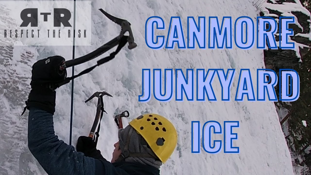 Canmore Junk-Yard Ice Climbing WI II - III