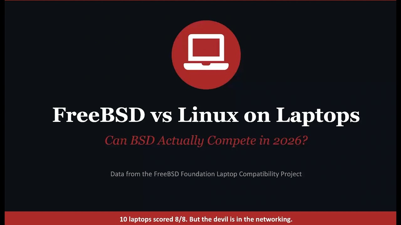 Is FreeBSD Finally a Linux Killer? The Shocking 2026 Laptop Test! - YouTube