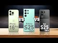 iPhone 16 Pro VS Samsung Galaxy S25 Ultra VS itel S25 Ultra