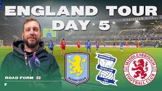 I spent 24 hours in Birmingham taking in an Aston Villa stadium tour and a Birmingham City match!