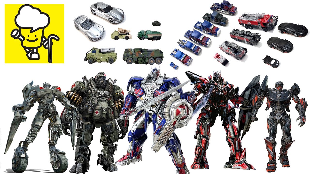 Transformers Movie Optimus Prime Hot rod Hound Sideswipe Sentinel Prime