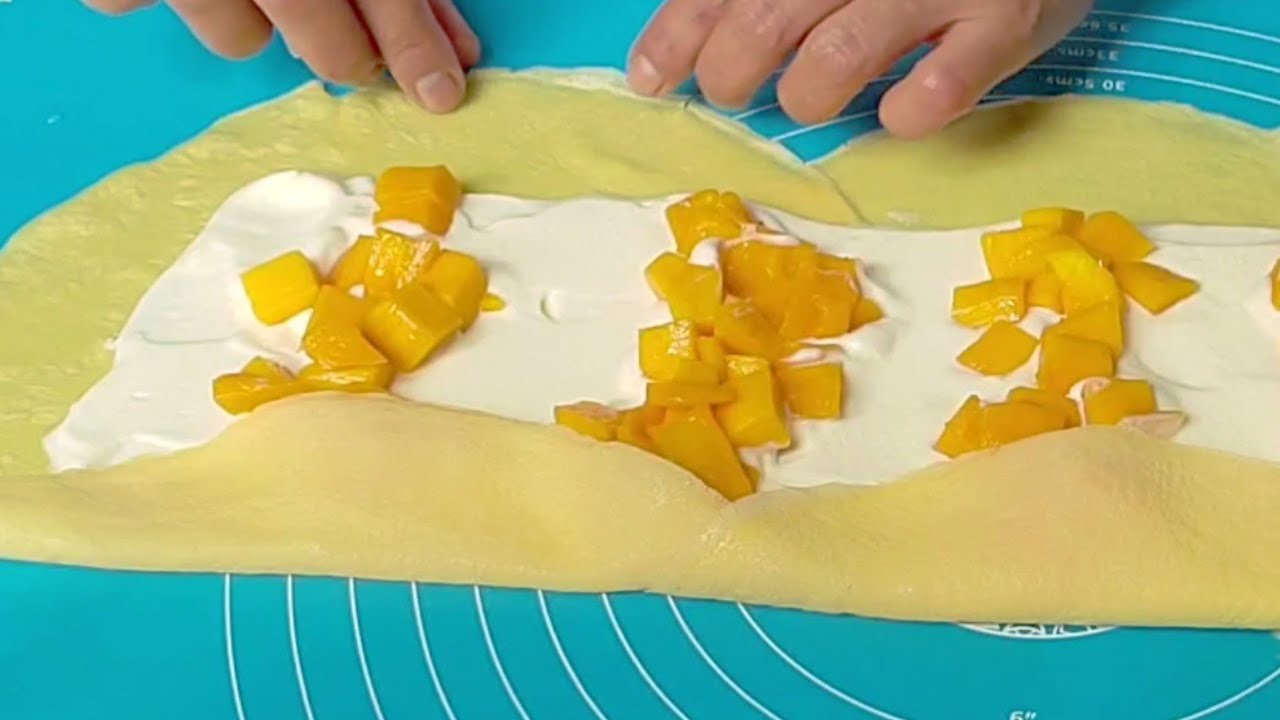 HOW TO MAKE CREPE Super Easy Mango Crepe Recipe YouTube HOW TO MAKE CREPE Super Easy Mango Crepe Recipe YouTube