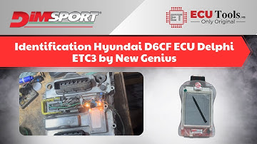 Identification Hyundai D6CF ECU Delphi ETC3 by New Genius | ECUTools Vietnam