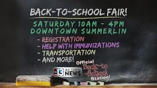 First back-to-school fair happening Aug. 1