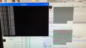 Unsupervised machine learning raspberry pi visualize Hidden Nodes C++ OpenCV example code
