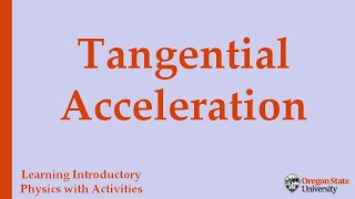 Tangential Acceleration