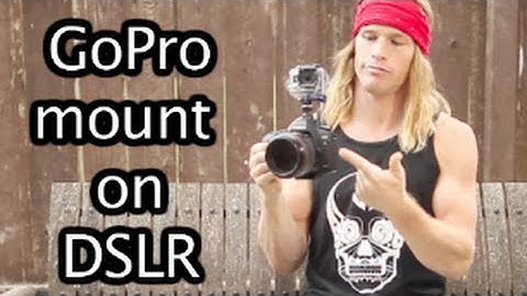 GoPro Mount On DSLR Camera - GoPro Tip #145 | MicBergsma