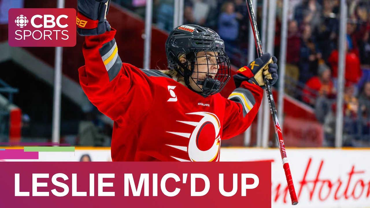 PWHL Mic'd Up: 'Just how we DREW IT UP', Ottawa Charge's Rebecca Leslie | #CBCSports