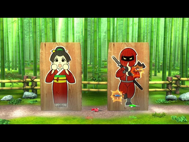 1人でWiiパーティUのミニゲームやってみた。～忍者でしゅりけん投げ