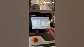 HUNSONE DELEM DA-53T Operating System For CNC Press Brake #Shorts #chinafactory #machine #tools