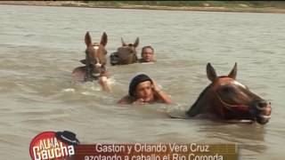 Cruce del Río, Gaston Rachit con Orlando Vera Cruz.