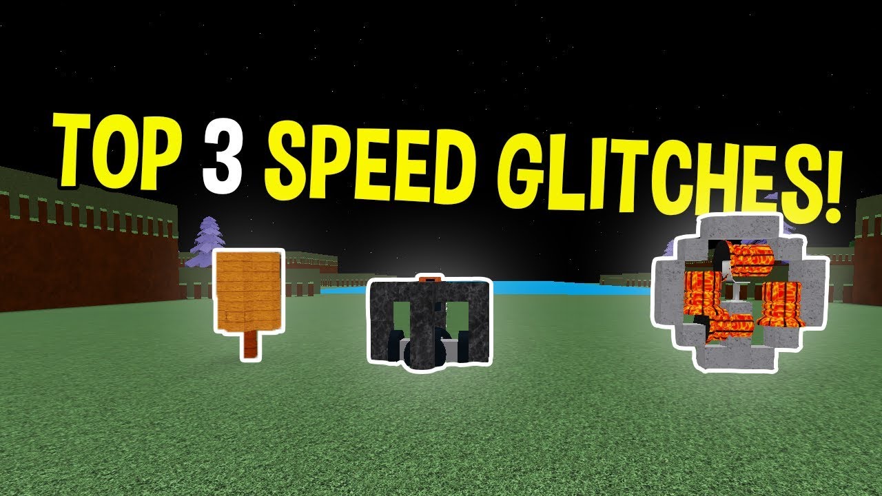 top 3 speed glitches! build a boat for treasure roblox