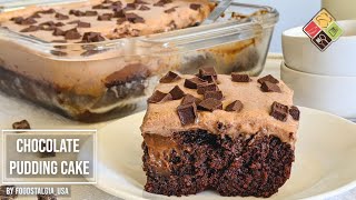 Chocolate Pudding Cake from Scratch | Homemade Chocolate Pudding |  By foodstalgia_usa by foodstalgia_usa 1,288 views 3 years ago 5 minutes, 29 seconds