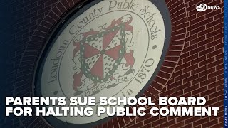 Loudoun parents sue school board for halting public comment about student with MS-13 ties