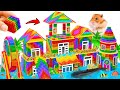 DIY How To Build A Giant Castle For Catfish And Eel From Magnetic Balls (Satisfying)