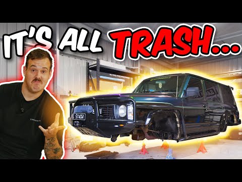 Destroying my one owner original Nissan Patrol - Suspension Part 1