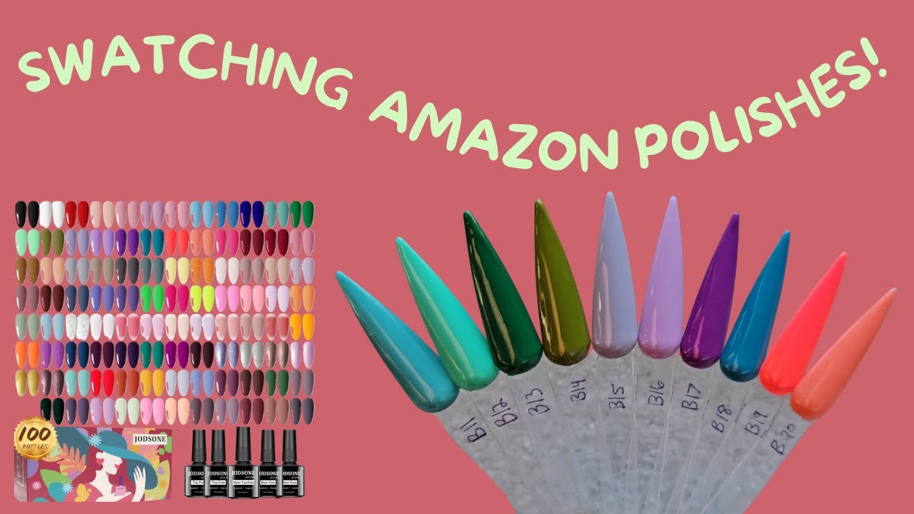 REVIEWING JODSONE AMAZON GEL POLISHES!!!
